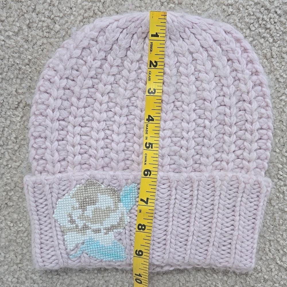 Free People Everything Rosie Beanie Pale Pink - Picture 3 of 7